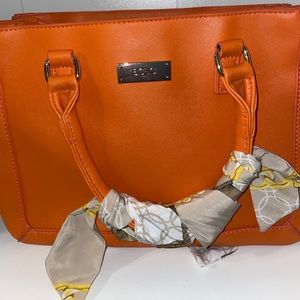 Orange BCBG purse
